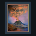 "Arg Nature" #2 1930's Art Deco Print Poster<br><div class="desc">Ett av två tillgängliga utskrifter - "Arg Nature",  Art Deco-utskrift från 1930. Finns även i svartvitt.</div>