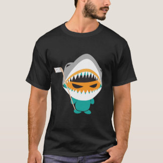 arg ninja shark hockey t shirt