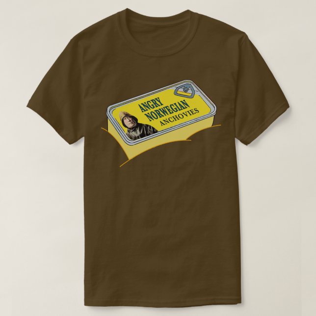 Arg Norska ansjovier T Shirt (Design framsida)