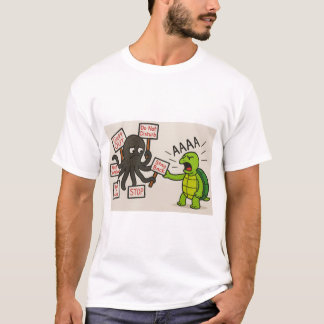 Arg och oskyldig bläckfisk t shirt