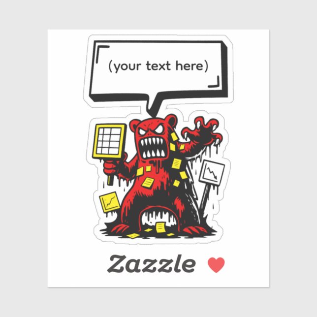 Arg Office Bear Klistermärken (Ark)