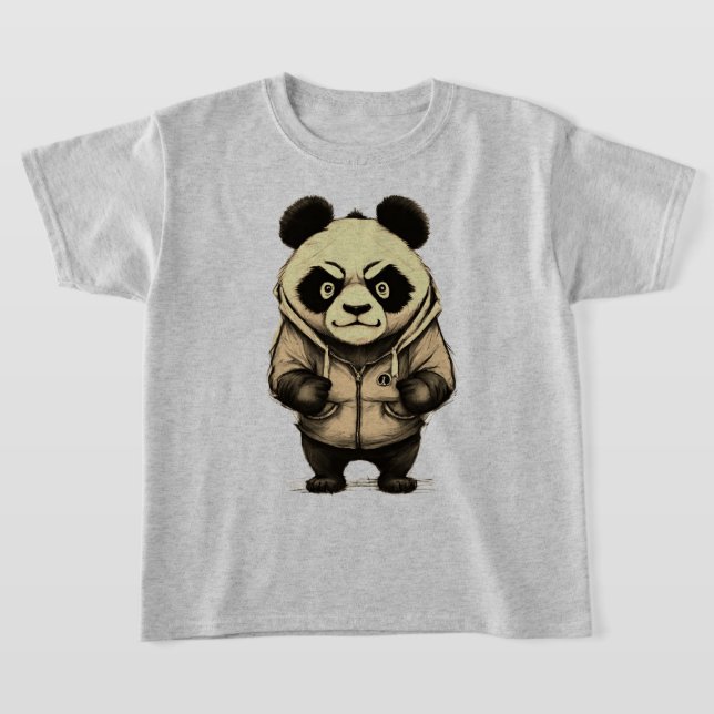 Arg Panda Cute Animal Design T Shirt (Laydown)