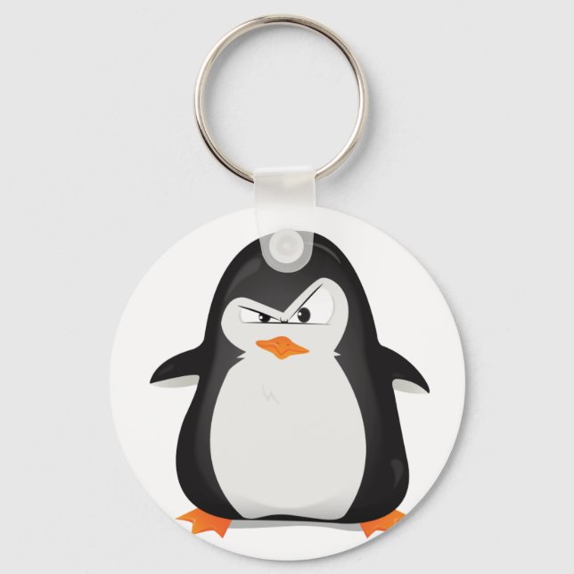 Arg Penguin Nyckelring (Framsida)