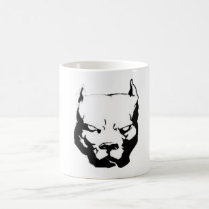 Arg Pitbull-Hund Kaffemugg