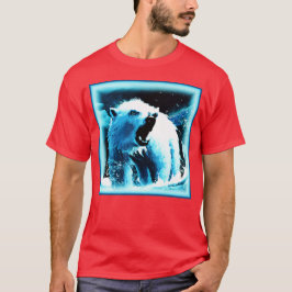 "Arg Polar Bear" Cute Painting. Köp nu T Shirt