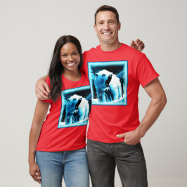 "Arg Polar Bear" Cute Painting. Köp nu T Shirt