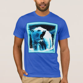 "Arg Polar Bear" Cute Painting. Köp nu T Shirt