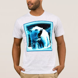 "Arg Polar Bear" Cute Painting. Köp nu T Shirt