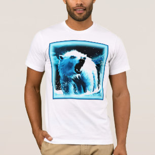 "Arg Polar Bear" Cute Painting. Köp nu T Shirt