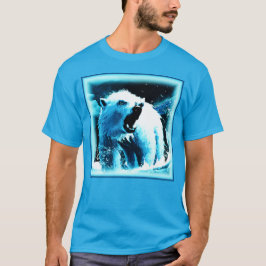 "Arg Polar Bear" Cute Painting. Köp nu T Shirt