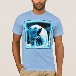"Arg Polar Bear" Cute Painting. Köp nu T Shirt