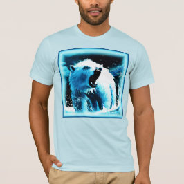 "Arg Polar Bear" Cute Painting. Köp nu T Shirt