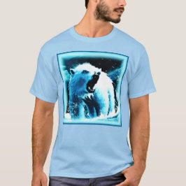 "Arg Polar Bear" Cute Painting. Köp nu T Shirt