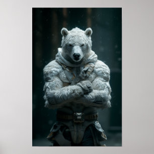 Arg Polar Bear Humanoid Poster