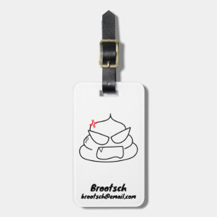 Arg Poop - Brootsch the PooPoo Bagagebricka