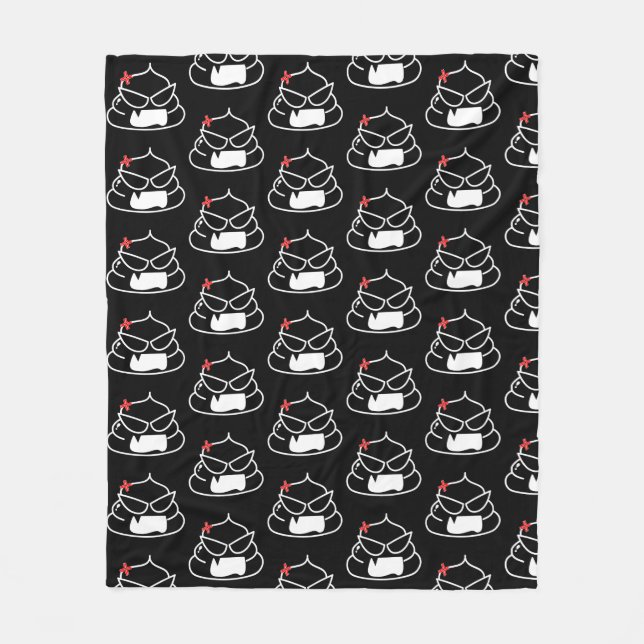 Arg Poop - Brootsch the PooPoo Fleecefilt (Framsidan)