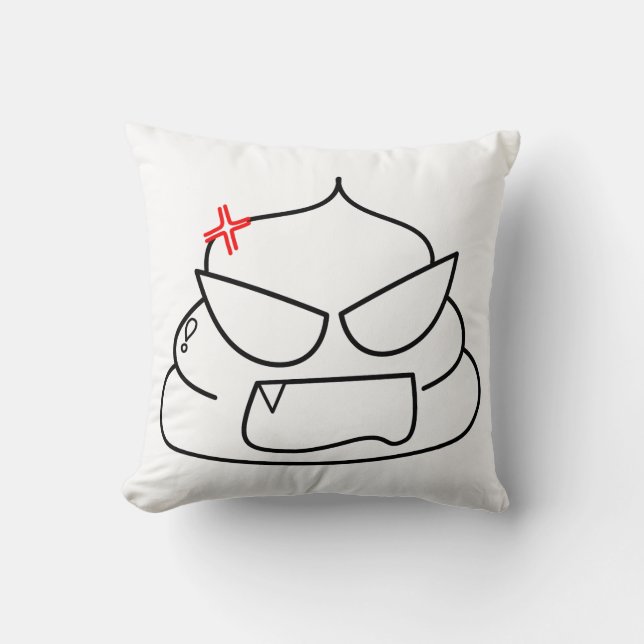 Arg Poop - Brootsch the PooPoo Kudde (Framsida)