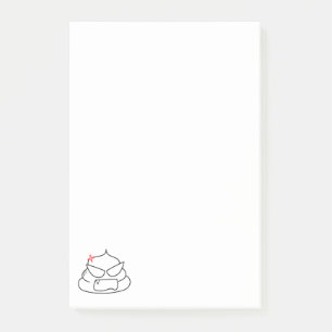 Arg Poop - Brootsch the PooPoo Post-it Block