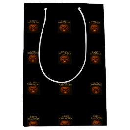 Arg Pumpkin Halloween Medium Gift Bag