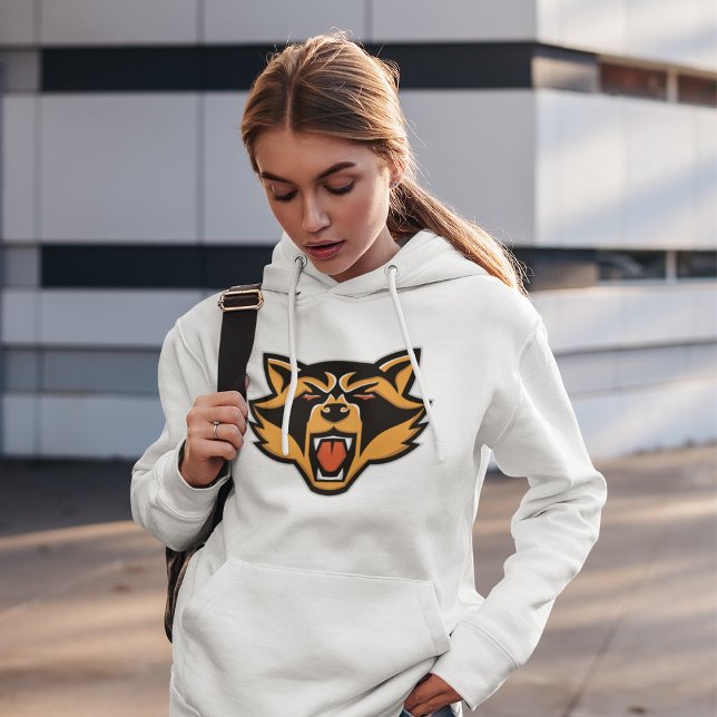 Arg Raccoon Ansikte Hoodie T Shirt (Skapare uppladdad)