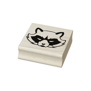 Arg Raccoon Logotyp Stämpel