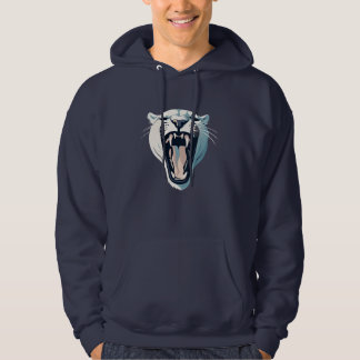 Arg Roing Tiger Ansikte Design Hoodie