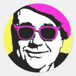 Arg Runt Klistermärke