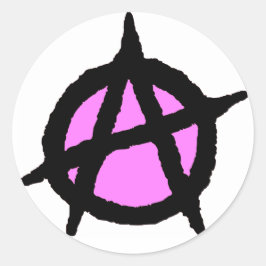 Arg Runt Klistermärke