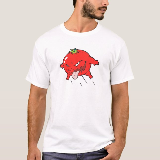 arg rutttomato tecknade figurer tröja (Framsida)