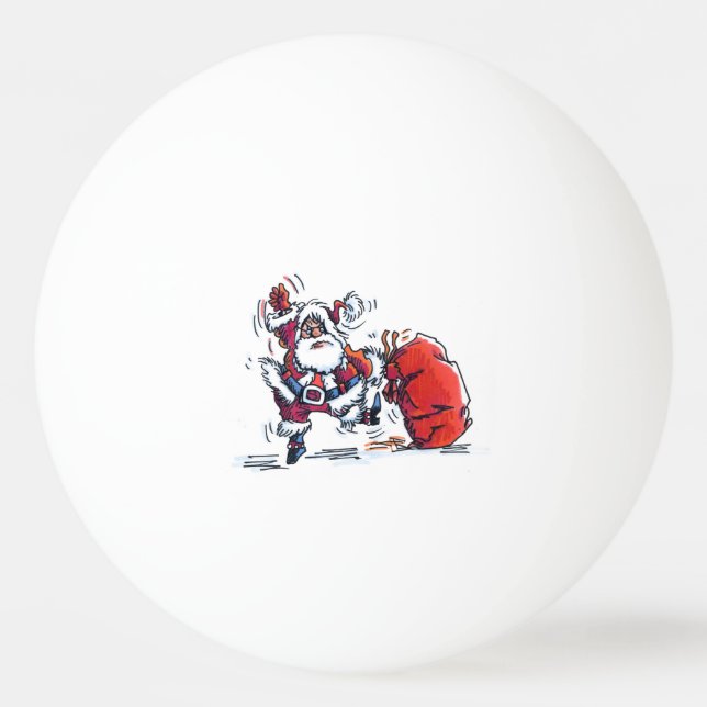 Arg Santa 1-stjärnig pong boll (Framsidan)