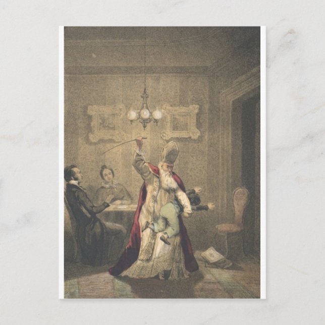 Arg Santa Helg Vykort (Framsida)