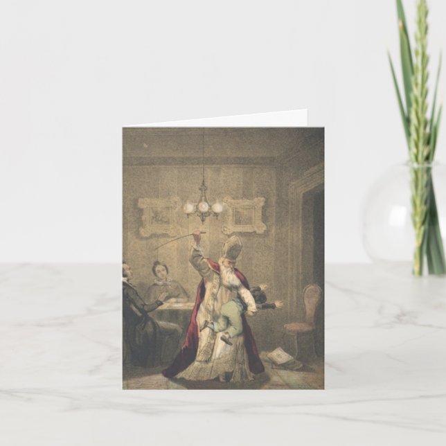 Arg Santa Helgkort (Framsida)