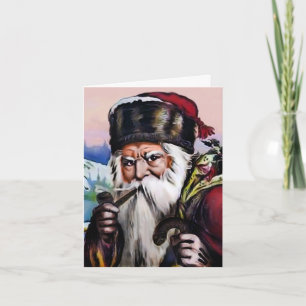 Arg Santa Helgkort