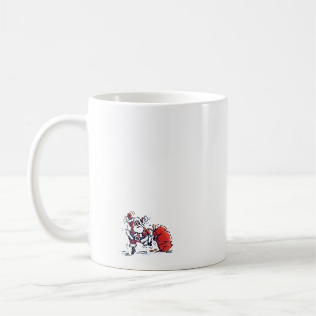 Arg Santa mugg (Vänster)