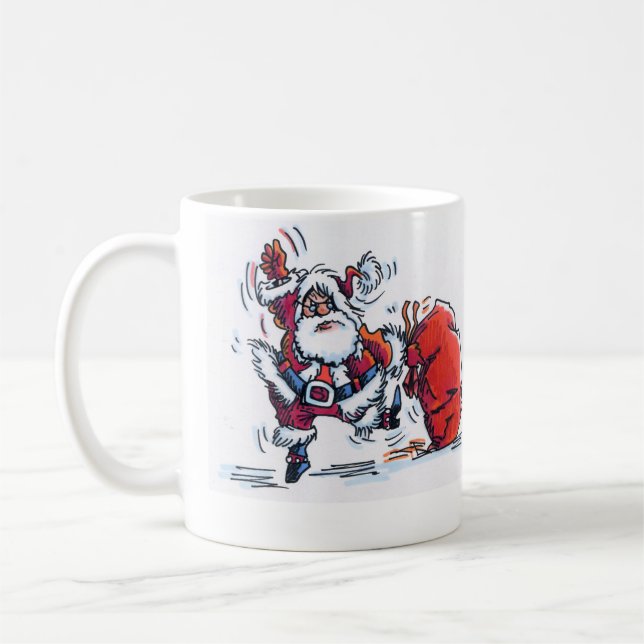 Arg Santa mugg (Vänster)