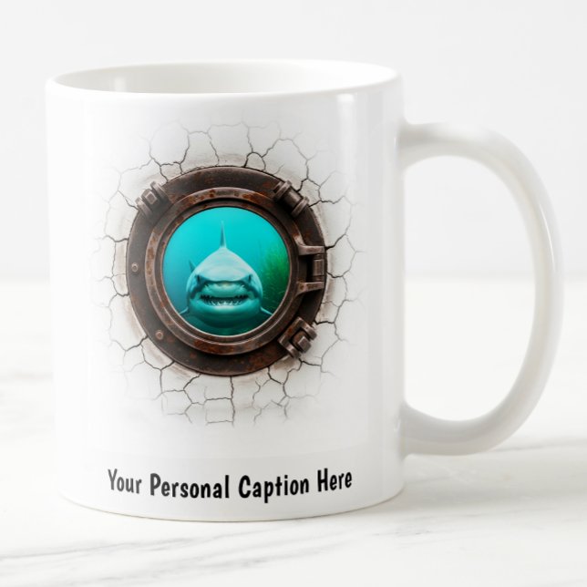 Arg Shark Coffee Mugg Design (Skapare uppladdad)