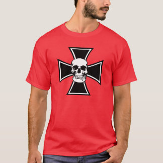 Arg skalleskjorta för järn tee shirt