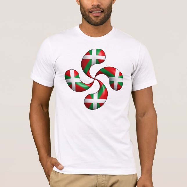 Arg skjorta för bask tee (Framsida)