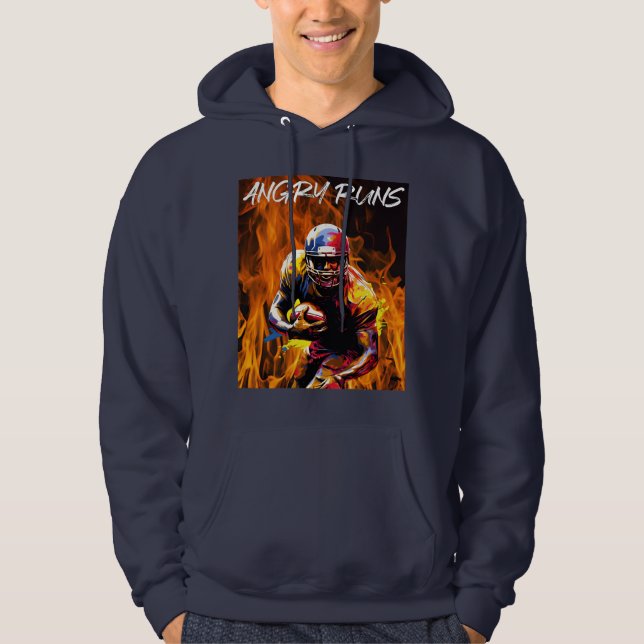 Arg Springa - amerikansk fotboll Hoodie (Framsida)