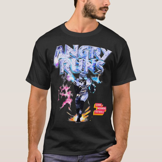 Arg Springa Bra Morgon Football Sport Älskare Vint T Shirt (Framsida)