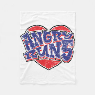 Arg Springa fläkt design v2 Fleecefilt