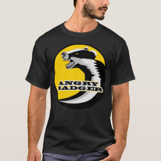 Arg större svart och vit Gult mot hunt T Shirt