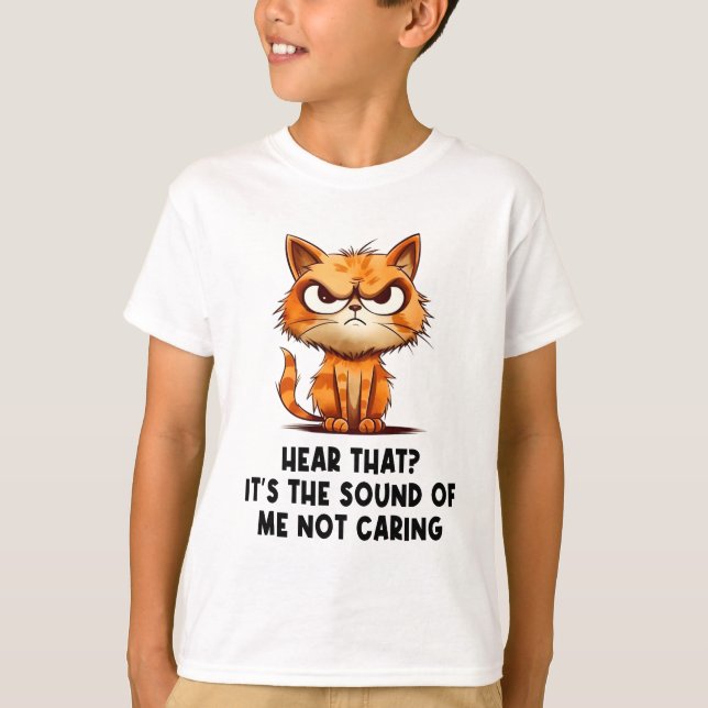 Arg Stressat Cat Funny Stressa PM för Cat Lover T Shirt (Framsida)