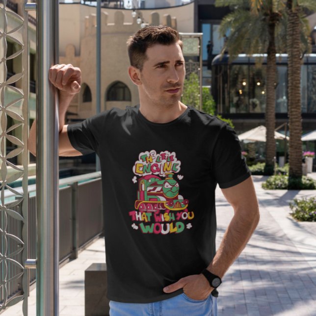 Arg Tåg Tecknad T Shirt (Skapare uppladdad)