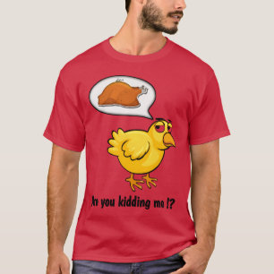 Arg Tecknad Funny Chick Fågelvänner T Shirt