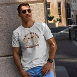 Arg Tecknad Kattdjur T Shirt