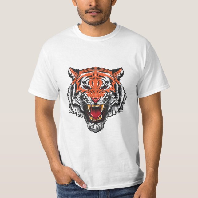 Arg tiger Classic T-Shirt (Framsida)