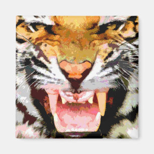 Arg Tiger - Ögon Tiger Magnet