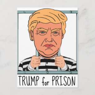 Arg Trump för fängelser Vykort