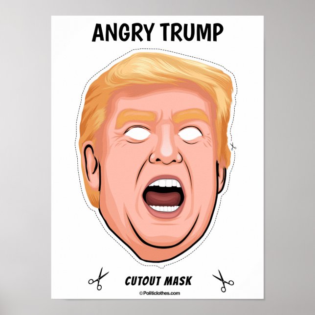 Arg Trump Halloween-mask Poster (Framsidan)